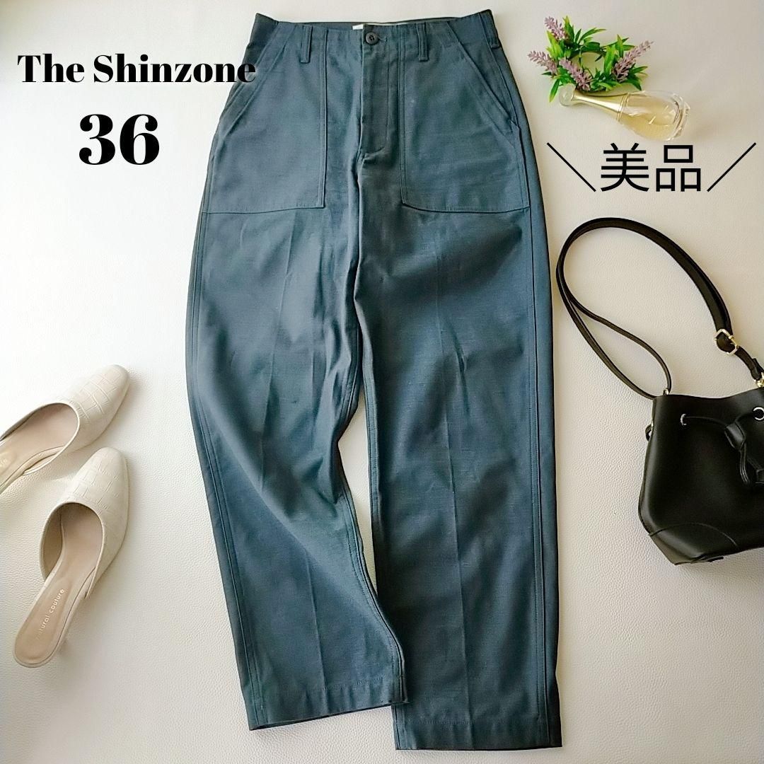 美品✨THE SHINZONE ザシンゾーン　ベイカーパンツ　別注グレー　PO Shinzone - ☆THE SHINZONE/ザ シンゾーン ベイカー パンツ 別注