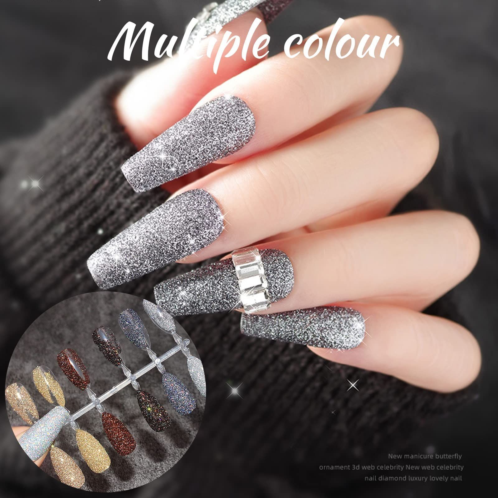 新着商品】ネイルパーツ ネイルアート グリッターパウダー キラキラ