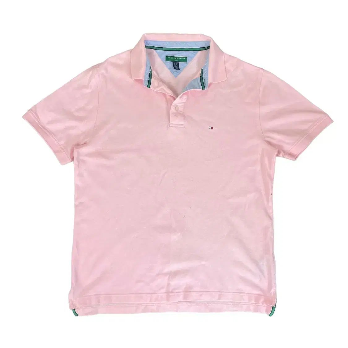 Tommy Hilfiger(トミーヒルフィガー) ピンク pk ピケ 半袖 Tシャツ L