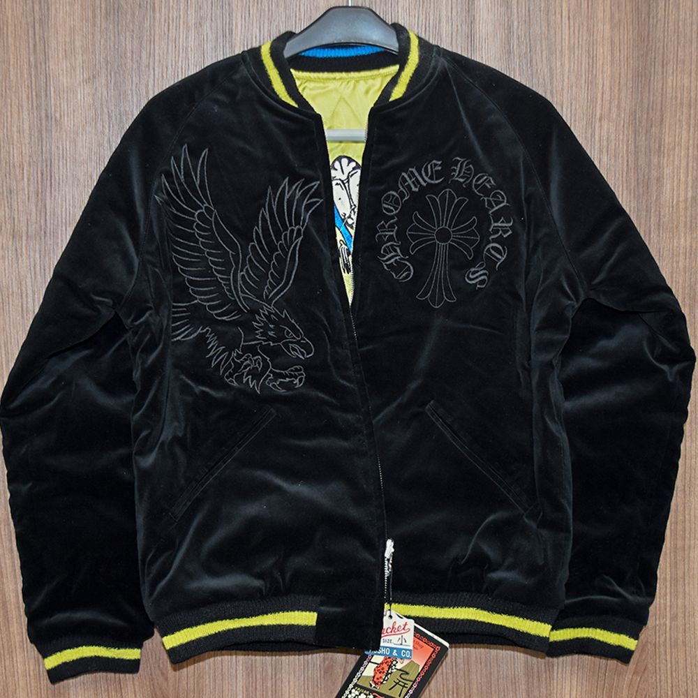 未使用品】Chrome Hearts × Matty Boy / Tailor Toyo Souvenir Jacket スカジャン  リバーシブルスーベニアボンバージャケット 刺繍ダガージップ - メルカリ