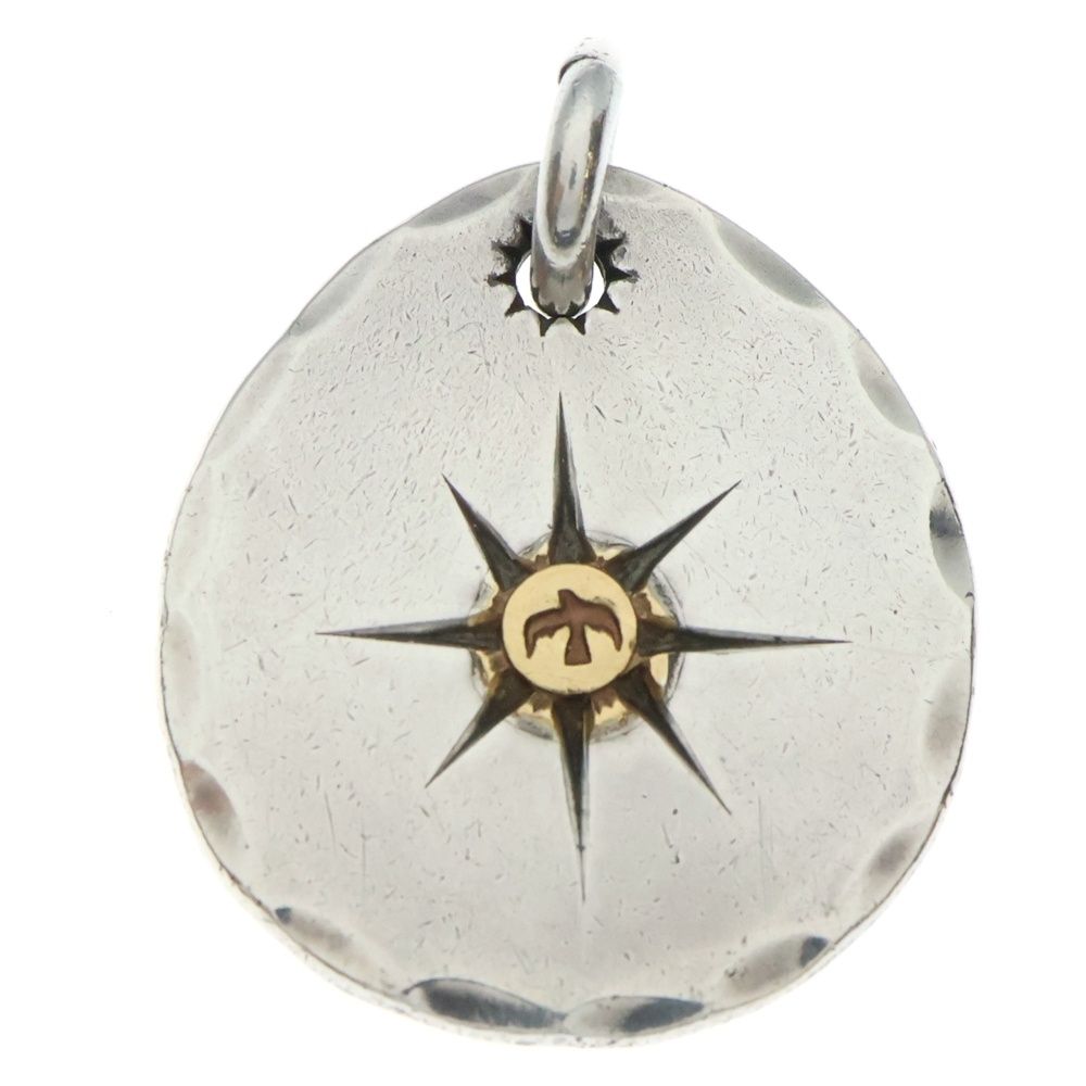 goro s ゴローズ たたきメタル中 ペンダントトップ シルバー|ゴールド