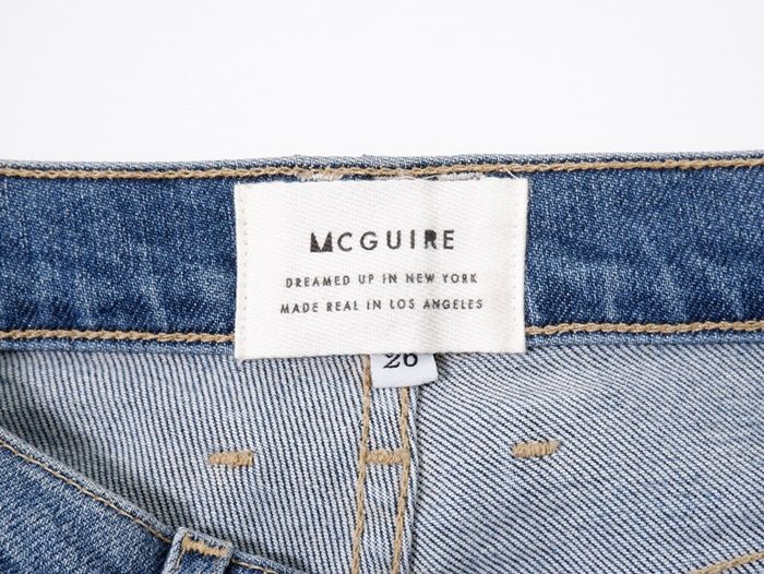 MC GUIRE DENIMマグワイアデニム L'Appartementアパルトモン購入CROPPED DENIMカットオフ  クロップドデニム【26】【LDNA70491】