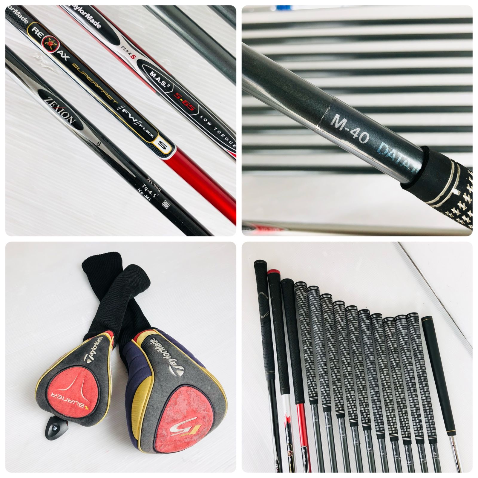 TaylorMade - 【豪華】テーラーメイド メンズ ゴルフ クラブ 初心者 セット 14本 SR S 豪華 14本 レフティ TaylorMade テーラーメイド メンズ ゴルフ