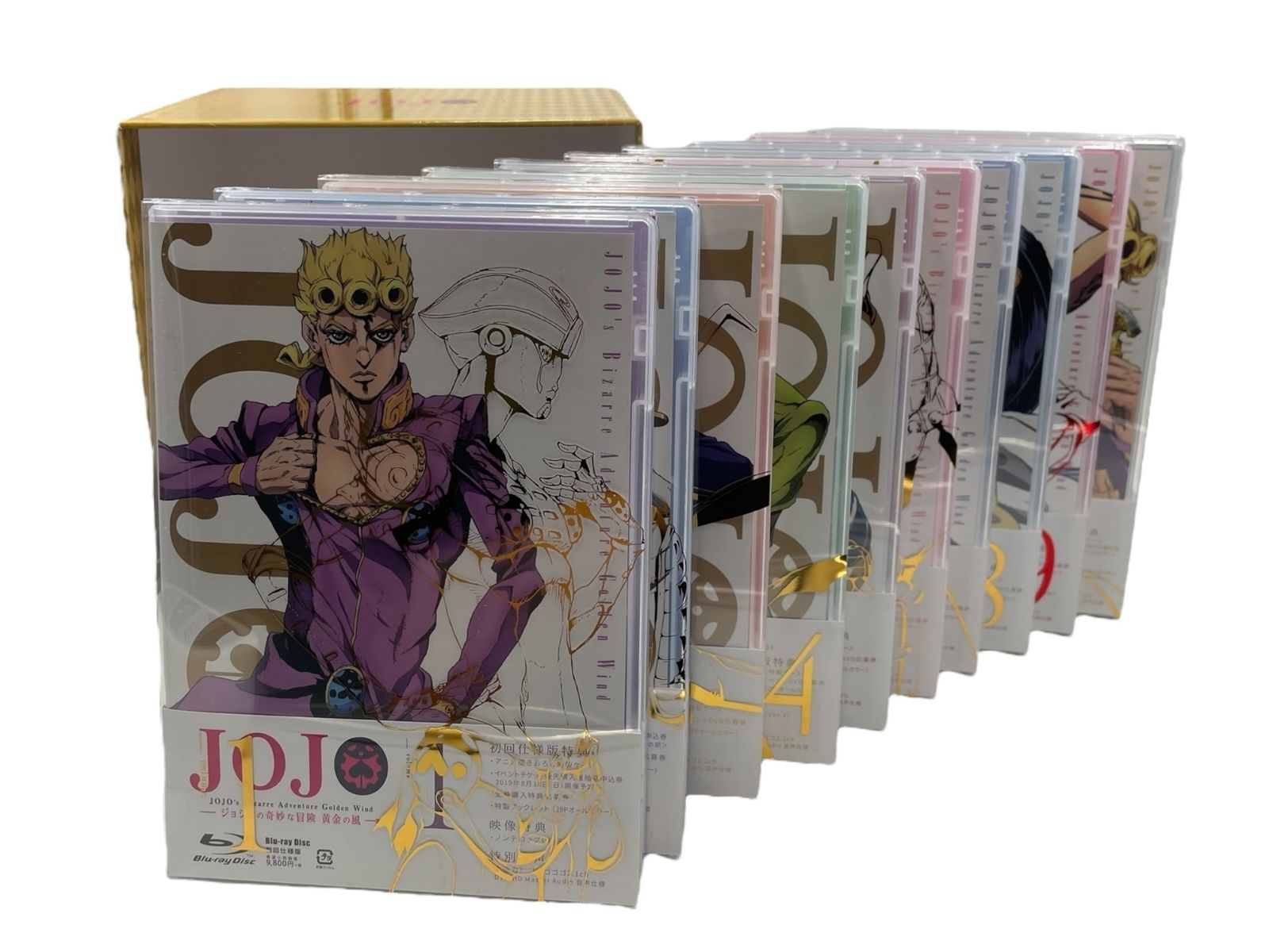 □ 美品 【初回仕様版】完全ジョジョの奇妙な冒険 第5部 黄金の