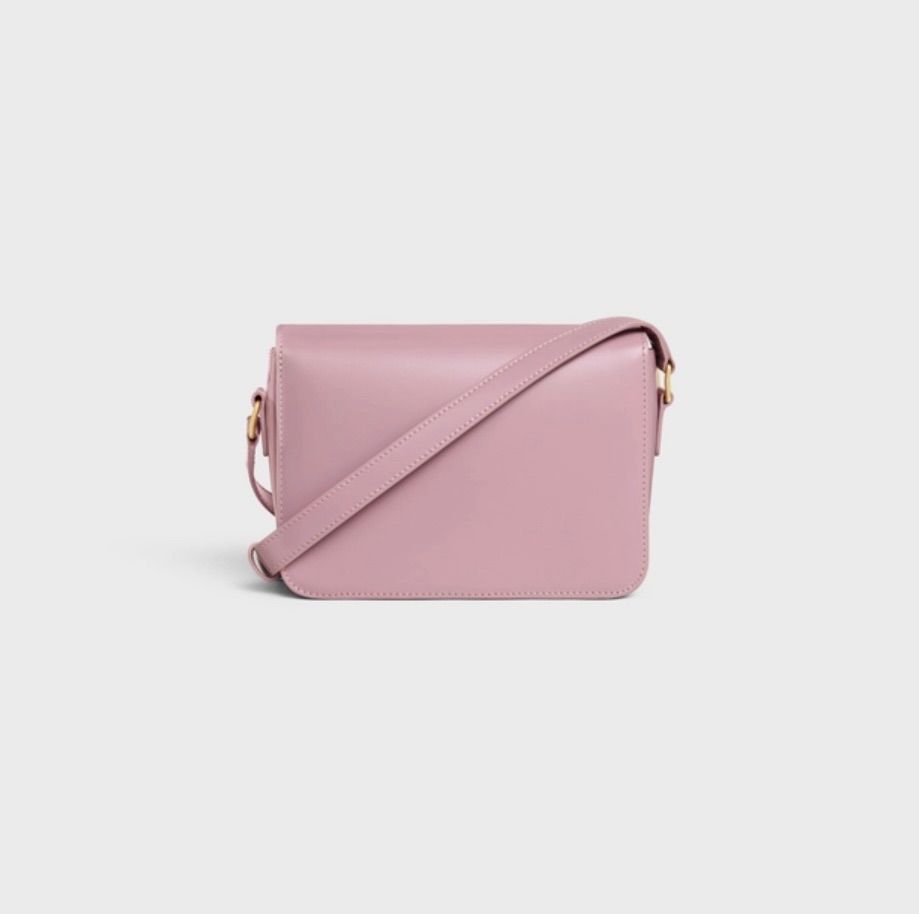 美品　セリーヌ　ショルダーバッグ　ティーン　トリオンフ　ピンク CELINE セリーヌ ティーン トリオンフ バッグ ブランドオフ