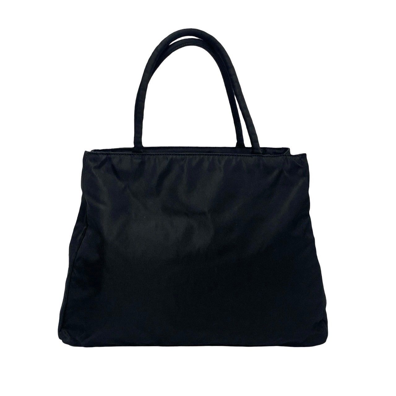 極 美品 袋付き PRADA プラダ 三角ロゴ プレート ナイロン