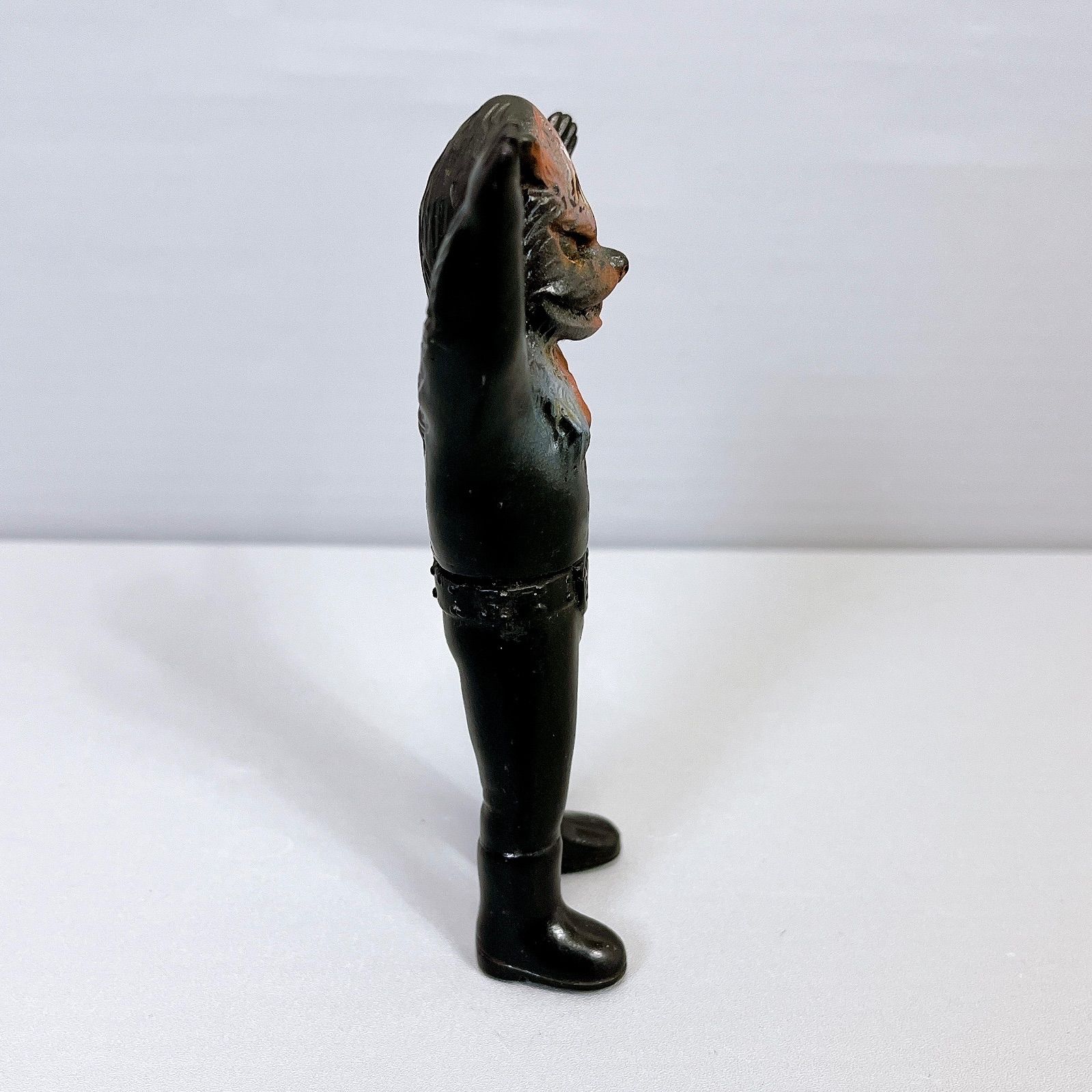 超貴重】 当時物 ミニソフビ 怪人オオカミ男 仮面ライダー 狼男 ポピー