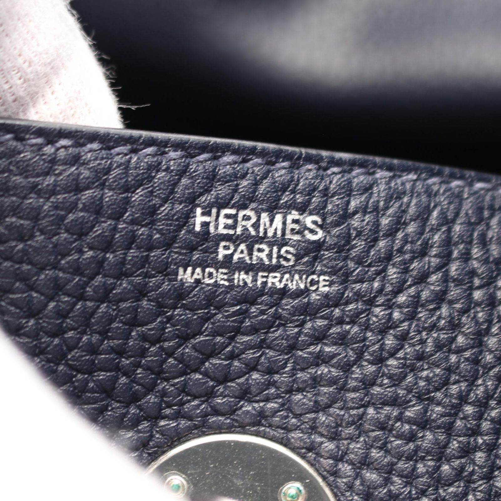 エルメス HERMES ショルダーバッグ リンディ34 ブルーニュイ ブルー  