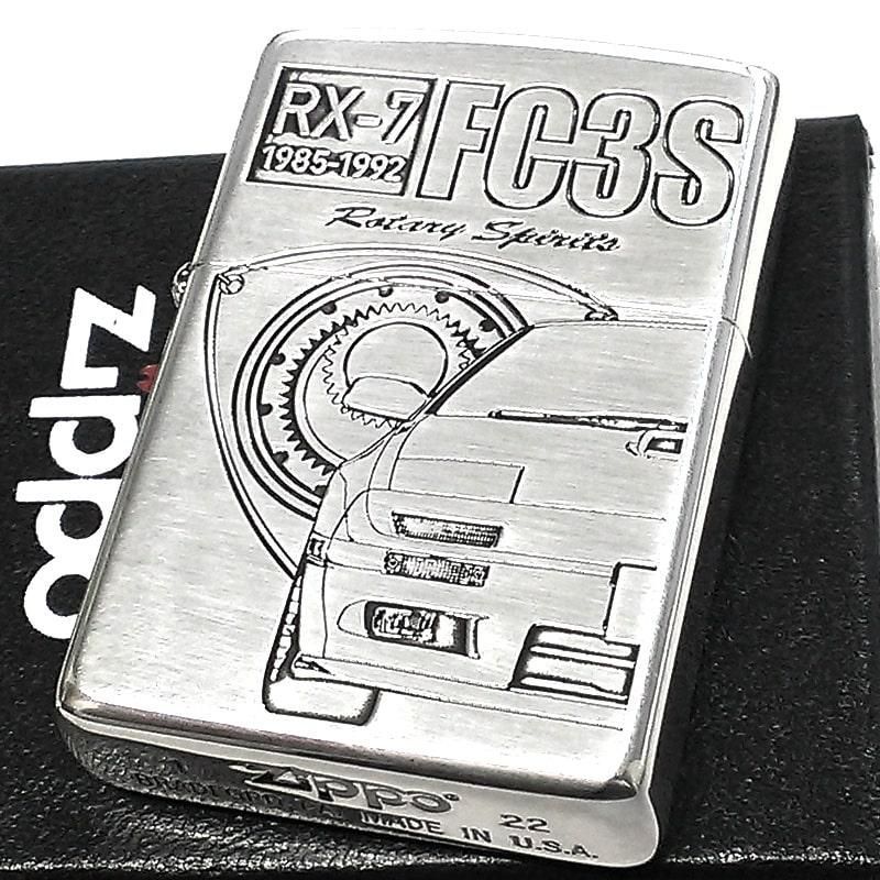 未着用品 ZIPPO ライター かっこいい マツダRX-7FC3S ジッポ MAZDA 車