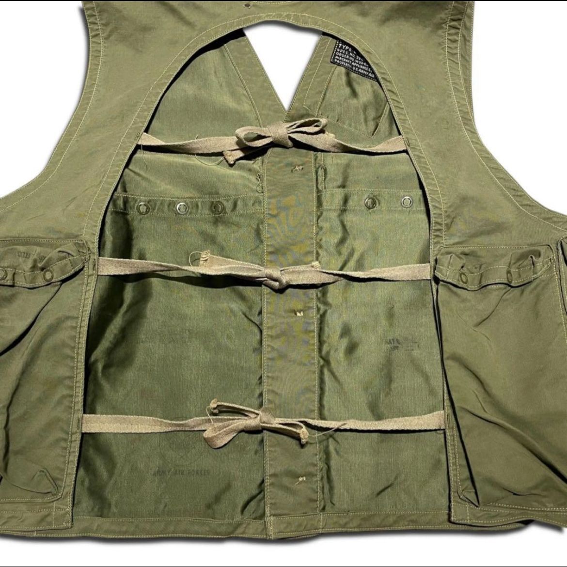 米軍実物 40s 50s 空軍 ミリタリーベスト ヴィンテージ C1 アメリカ