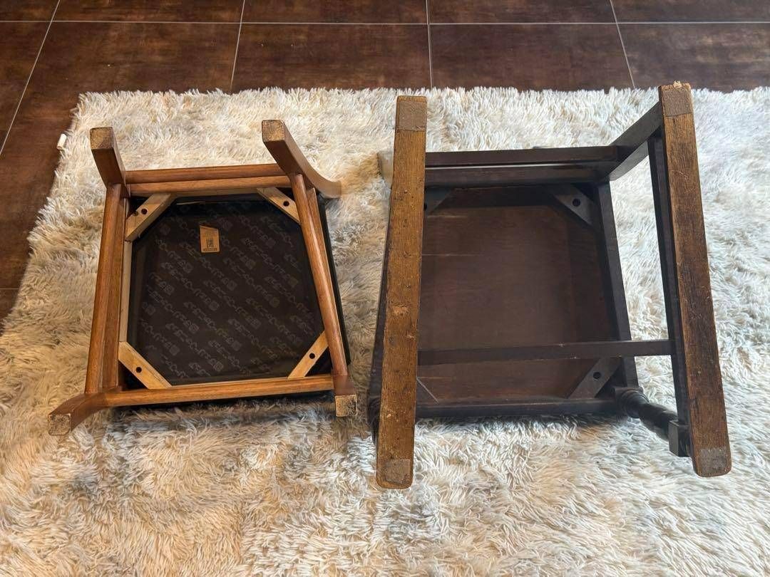 アンティーク ヴィンテージチェア クラシック レトロ 古家具 2脚セット