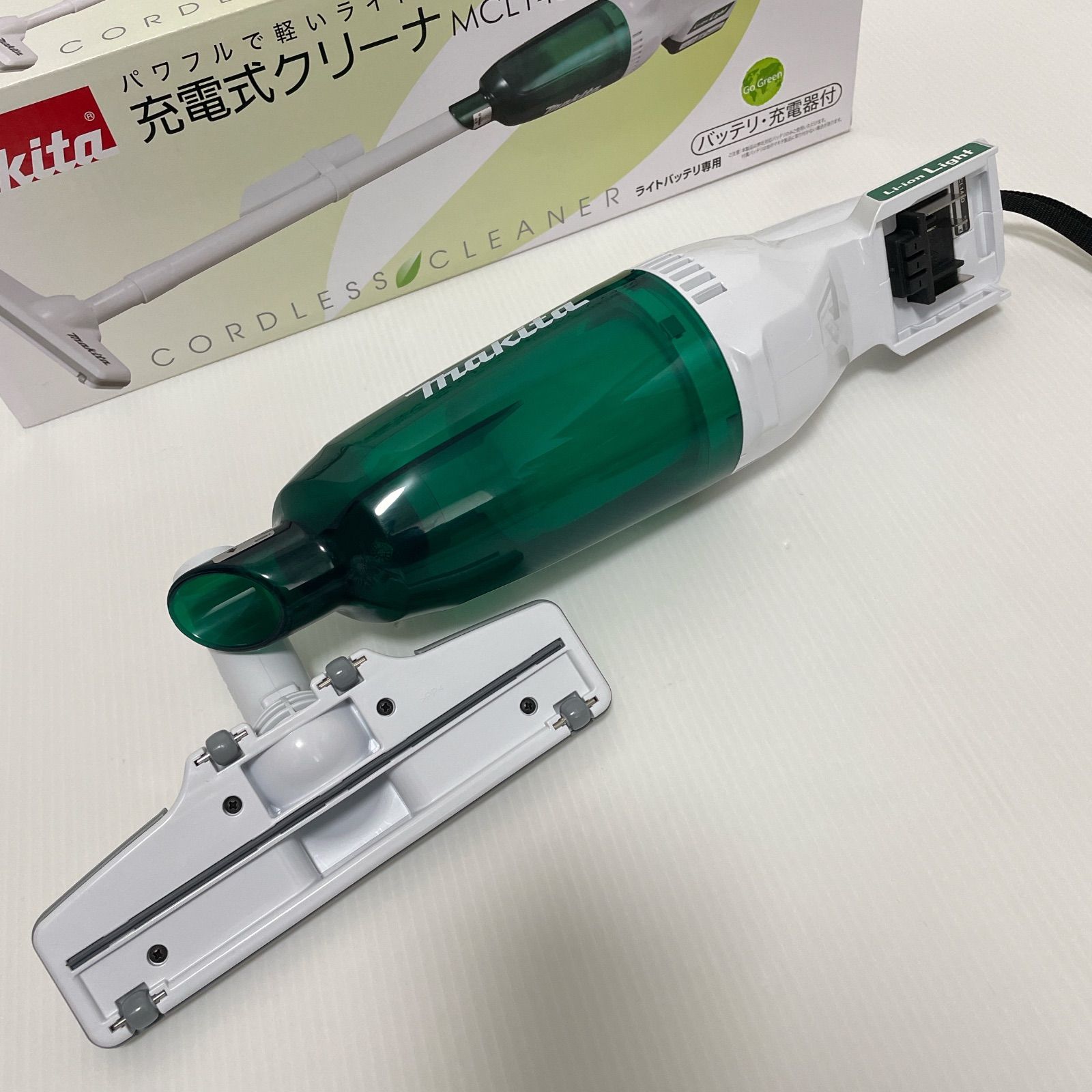 未使用品 マキタ makita 充電式クリーナ 14.4V カプセル式 MCL143DS バッテリ1個 充電器付き - メルカリ