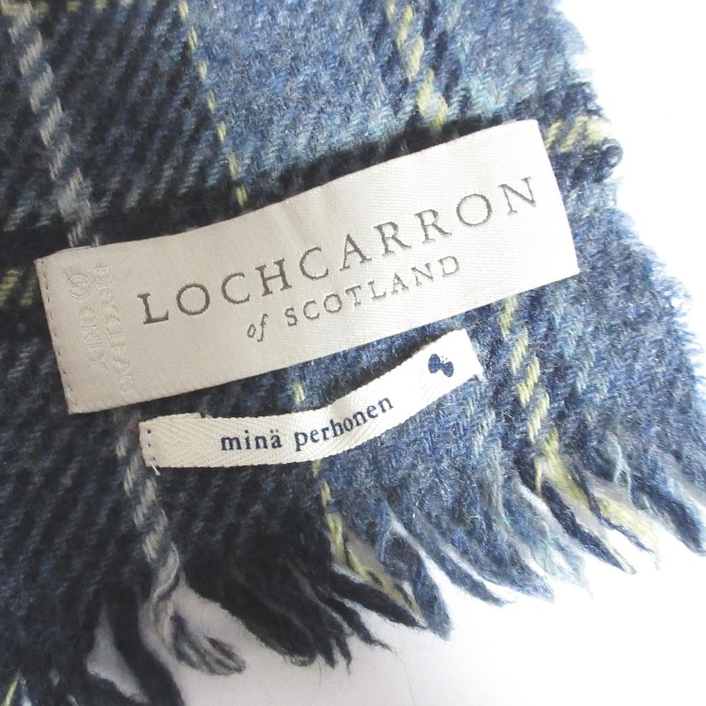 美品 mina perhonen × LOCHCARRON ミナペルホネン×ロキャロン タータン