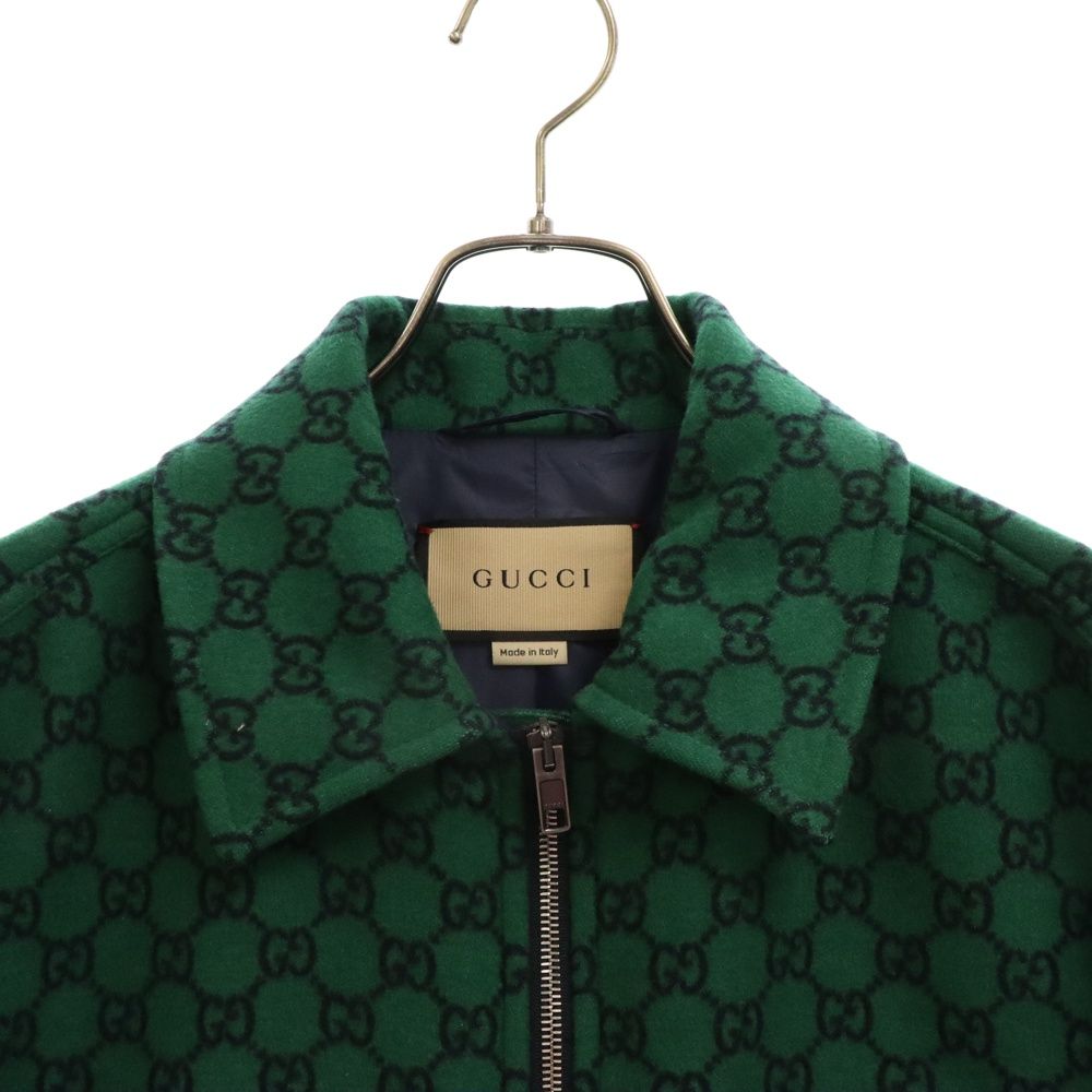 GUCCI (グッチ) 24SS GGロゴ ウールフランネル オーバーシャツ
