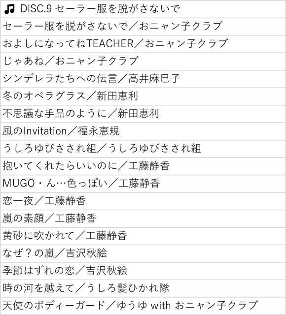 僕のアイドル 10枚組