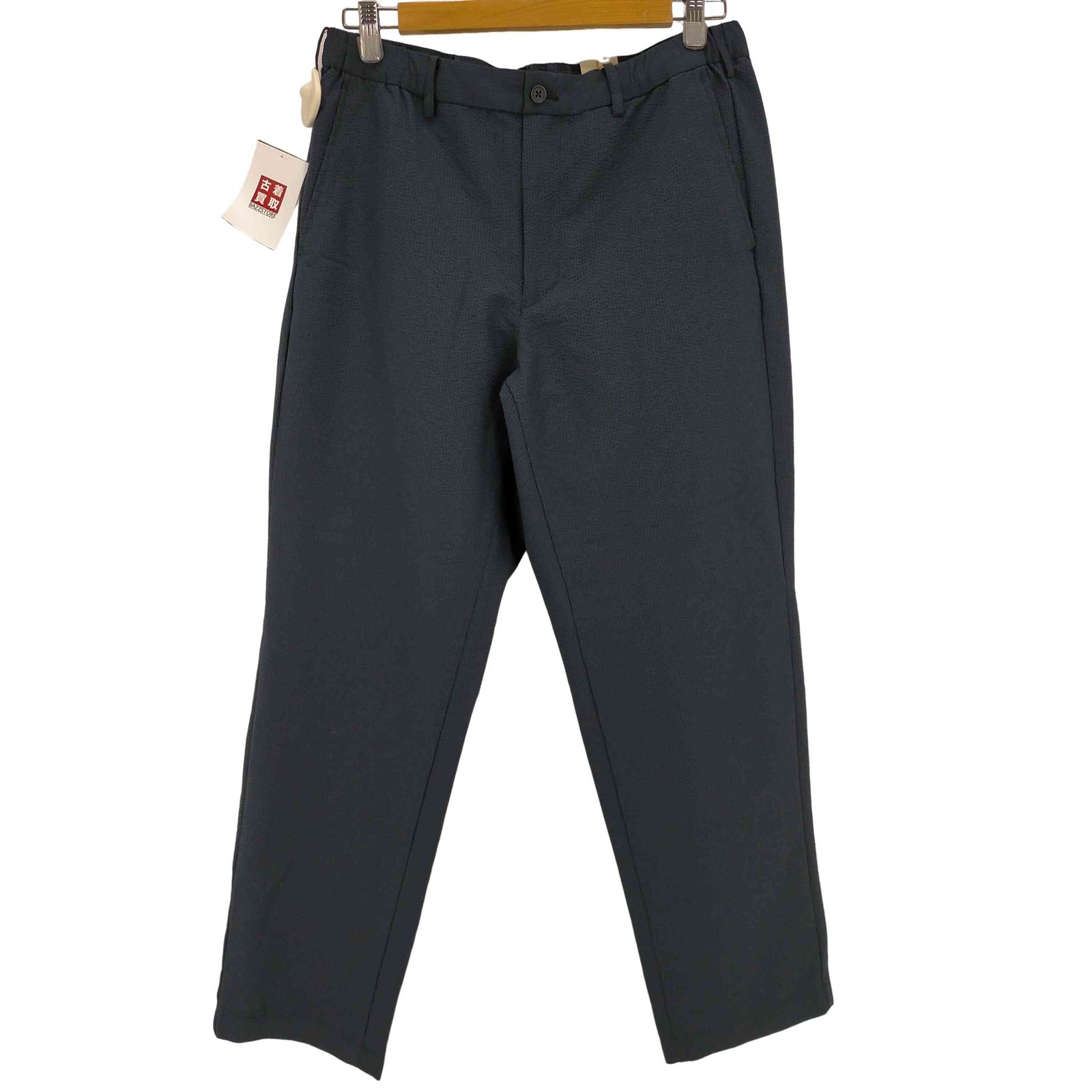 ムジルシリョウヒン 無印良品 ストレッチサッカー ノータックパンツ