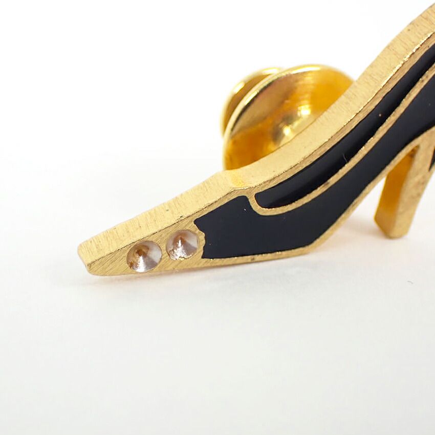 CHANEL シャネル ヒール ピンブローチ j55-45