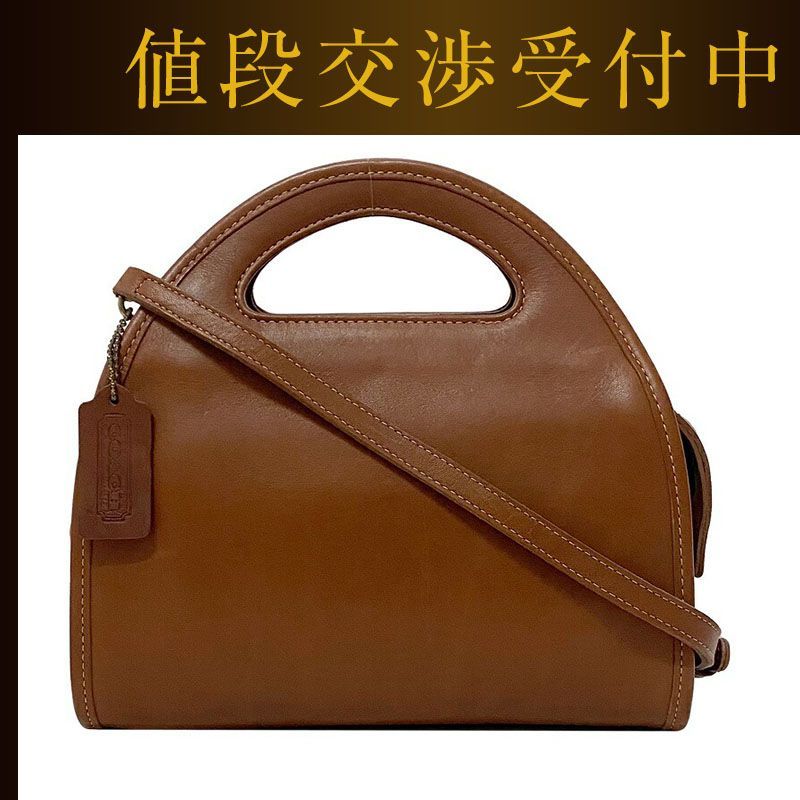 コーチ 2way バッグ ブラウン 9942 美品 レザー 中古 COACH - フリマ