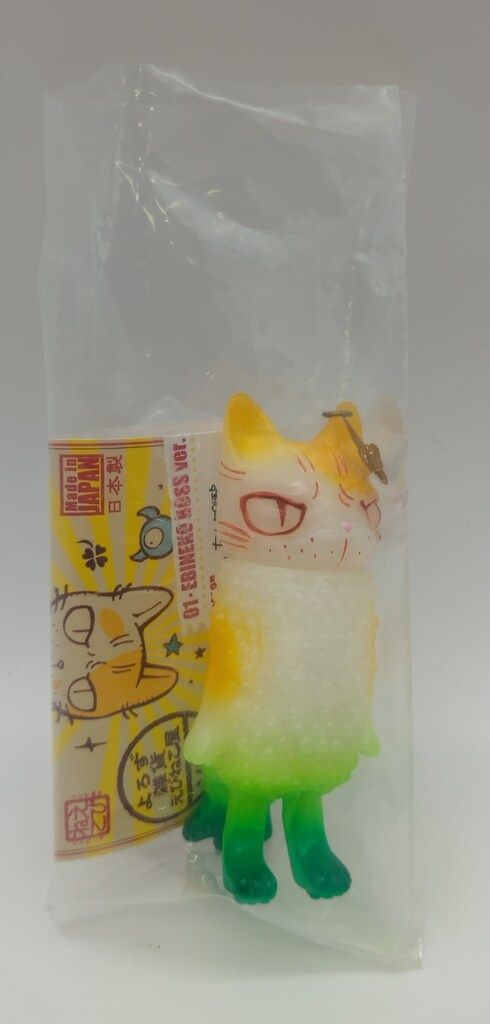 えびねこ よろず雑貨えびねこ屋ソフビ 01.EBINEKO BOSS ver. 90 たんぽぽ