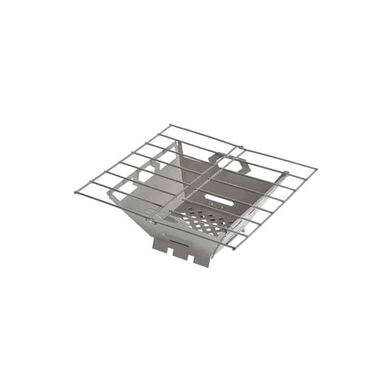 バーゴ　チタニウムファイヤーボックスグリル　一度のみ使用中古品です！ VARGO 送料無料【バーゴ VARGO】チタニウムファイヤーボックス