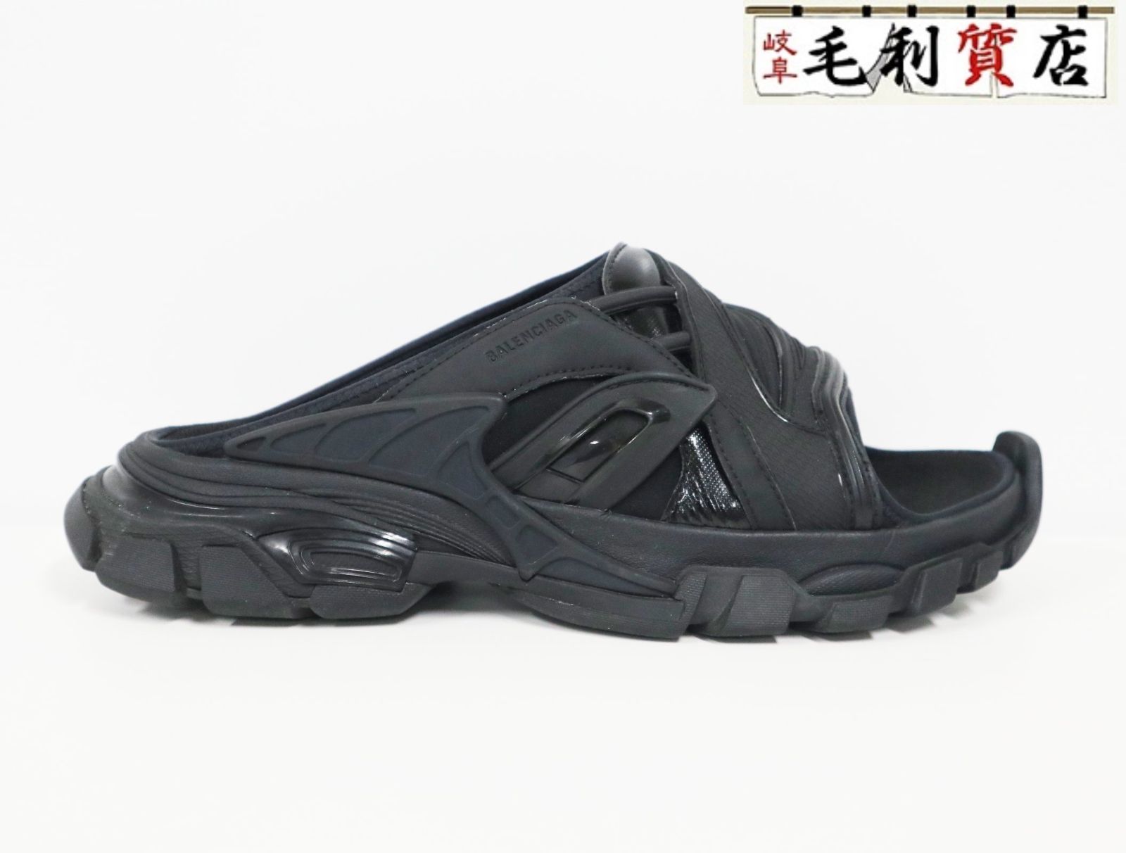 バレンシアガ BALENCIAGA TRACK SLIDE トラック スライド サンダル 