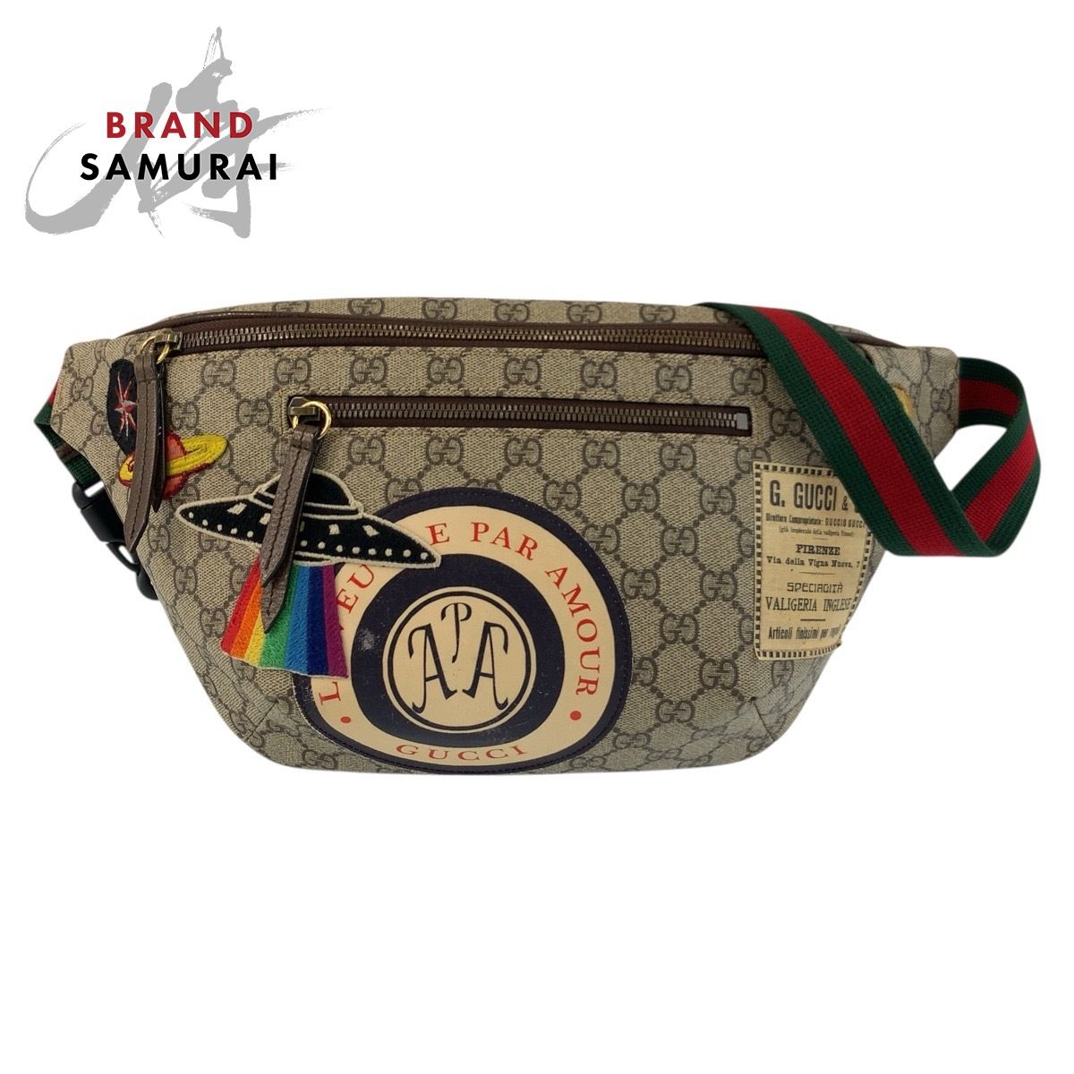 GUCCI シェリーライン ボディバッグ ウエストポーチ ボディバッグ