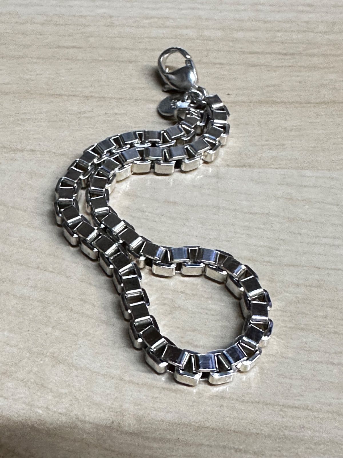 美品 TIFFANY&Co. ティファニー ベネチアンブレスレット 19.3cm