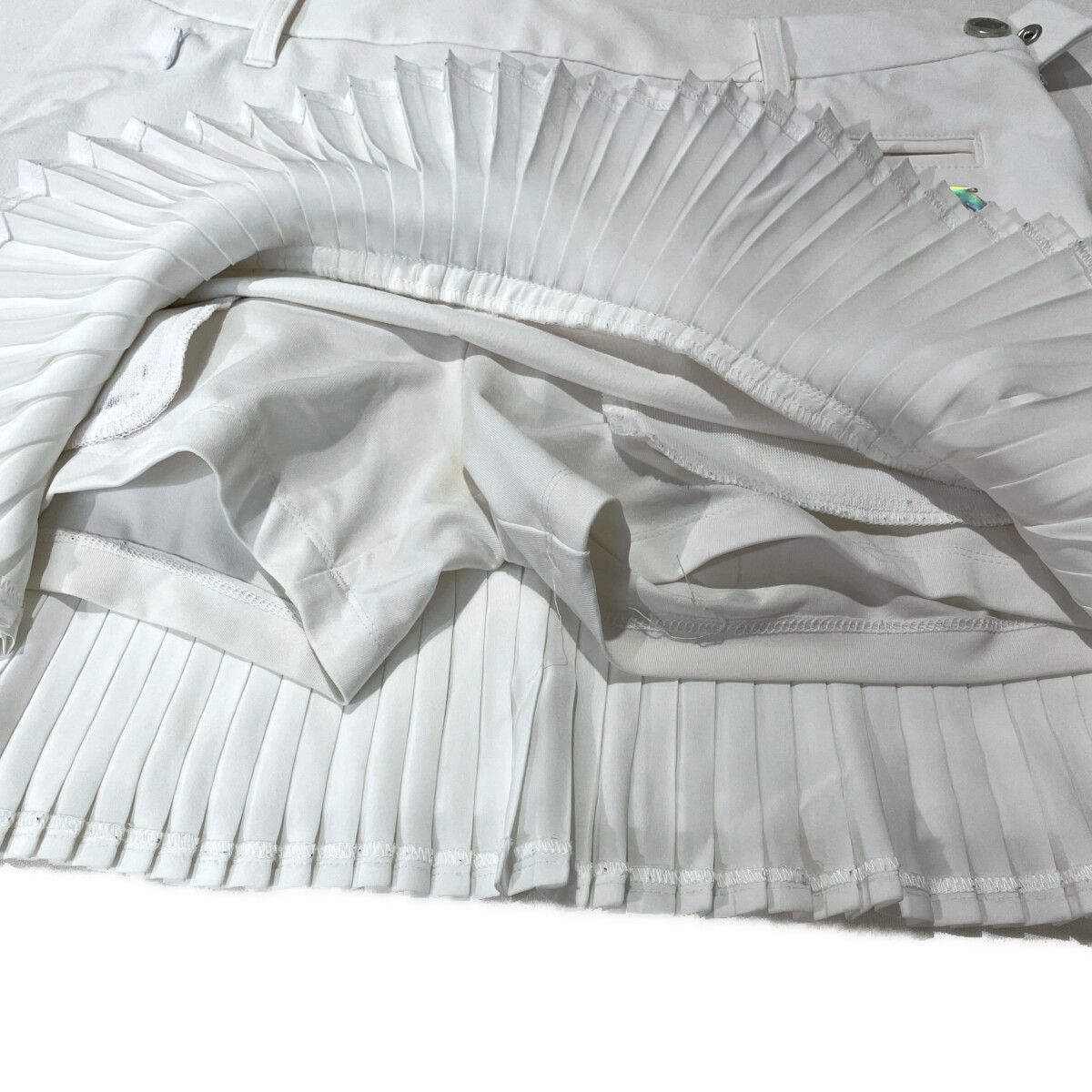 中古 レディース デサントゴルフ DESCENTE GOLF スカート M 白