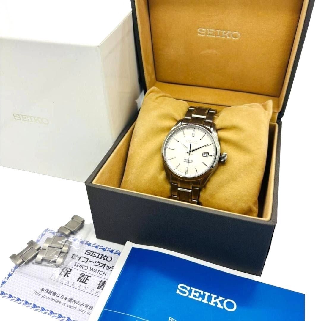 知性は静かに美しく香る】 SEIKO 腕時計 プレサージュ 雪白 和紙