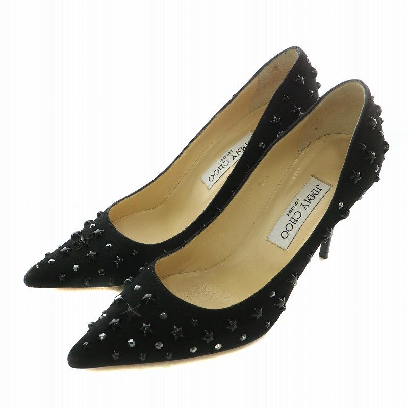 ジミーチュウ JIMMY CHOO パンプス スエード ポインテッドトゥ