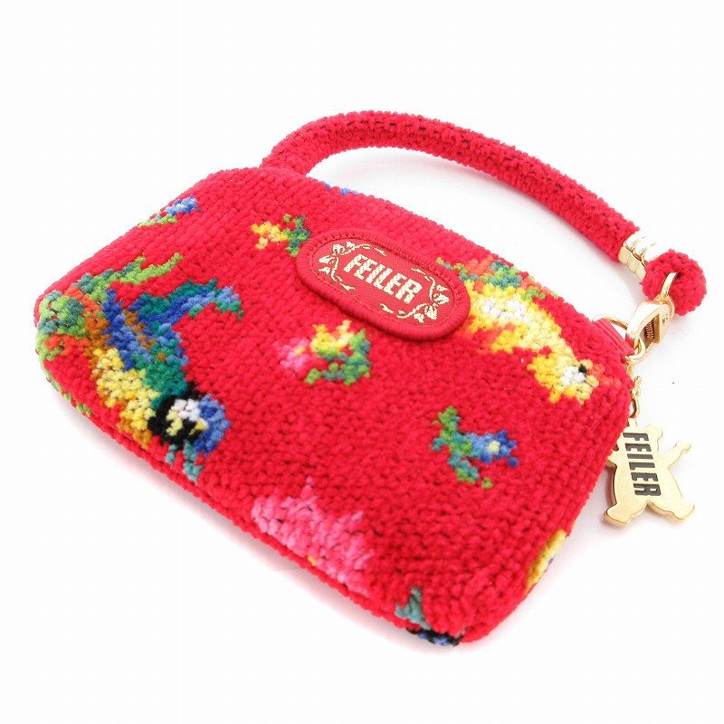 フェイラー ハイジ ポーチ レッド フェイラー ハイジメッシュポーチ