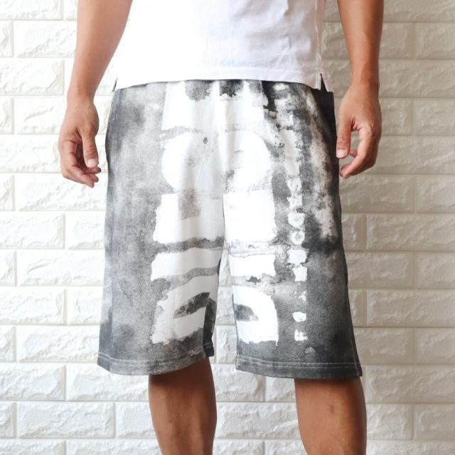 並行輸入品 ディーゼル ハーフパンツ メンズ ブラック ロゴ スウェット 短パン ひざ下 DIESEL A09107 0NFAV 93R