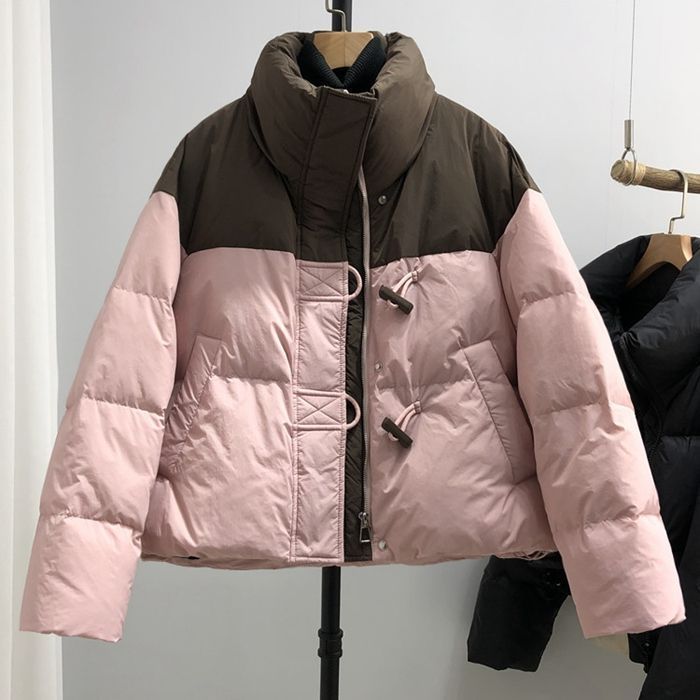 ツイードジャケット キルティング 中綿 防寒 上品 M~XL 韓国系 blo66502.jpg