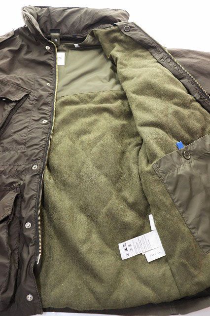 ASPESI アスペジ ナイロンジャケット XS カーキ 中綿ライナー アスペジ ⁄ ASPESI ⁄ M65型 ブルゾン ⁄ ナイロン ⁄ NEW MINI FIELD ⁄ 4ll117V006  カーキ⁄ネイビー⁄ブラック