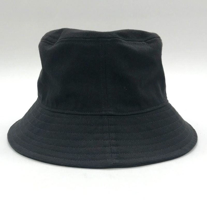 ラフシモンズRAF SIMONS バゲットハットブラック黒美品
