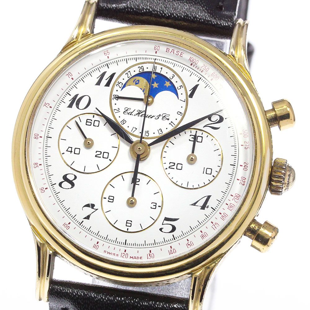 ホイヤー 手巻きクロノグラフ - ブランド腕時計