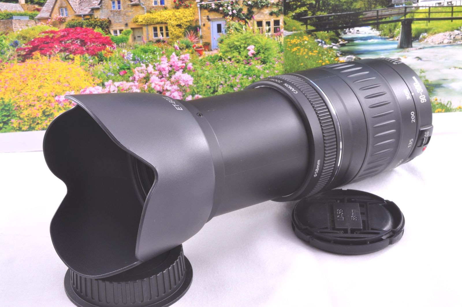 Canon 純正 EF90-300mm F4.5-5.6 フード キャップ付属 一眼レフ用望遠