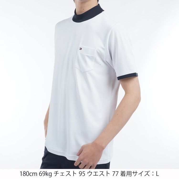 トミーヒルフィガー ゴルフ モックシャツ メンズ 半袖 シャツ モック