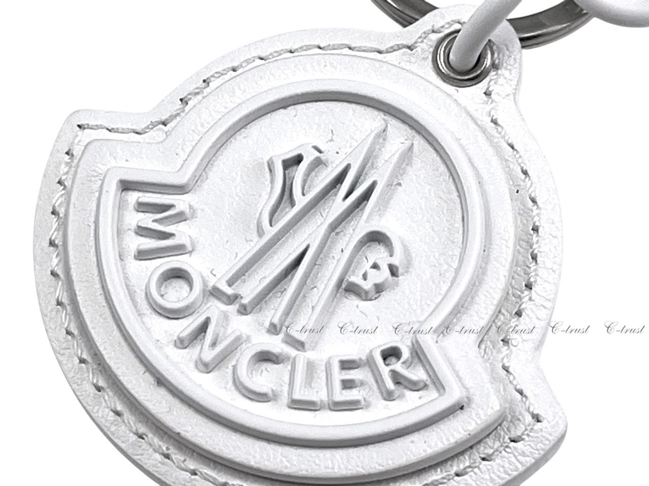 【新品未使用】MONCLER レザー キーリング モンクレール MONCLER MONCLER キーリング KEY RING 6F00007