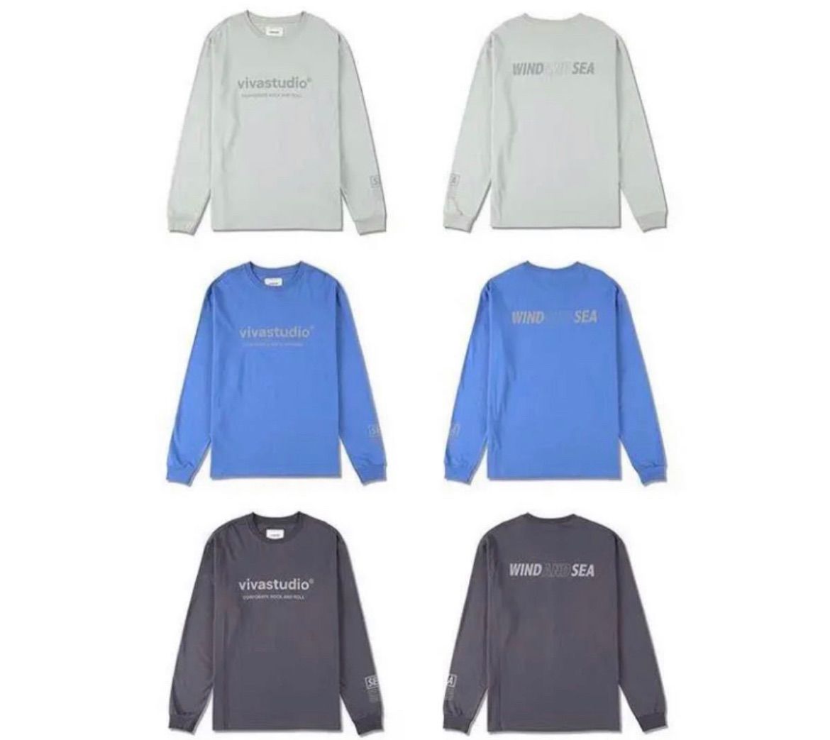 WINDANDSEA × vivastudio long sleeve tee - メルカリ