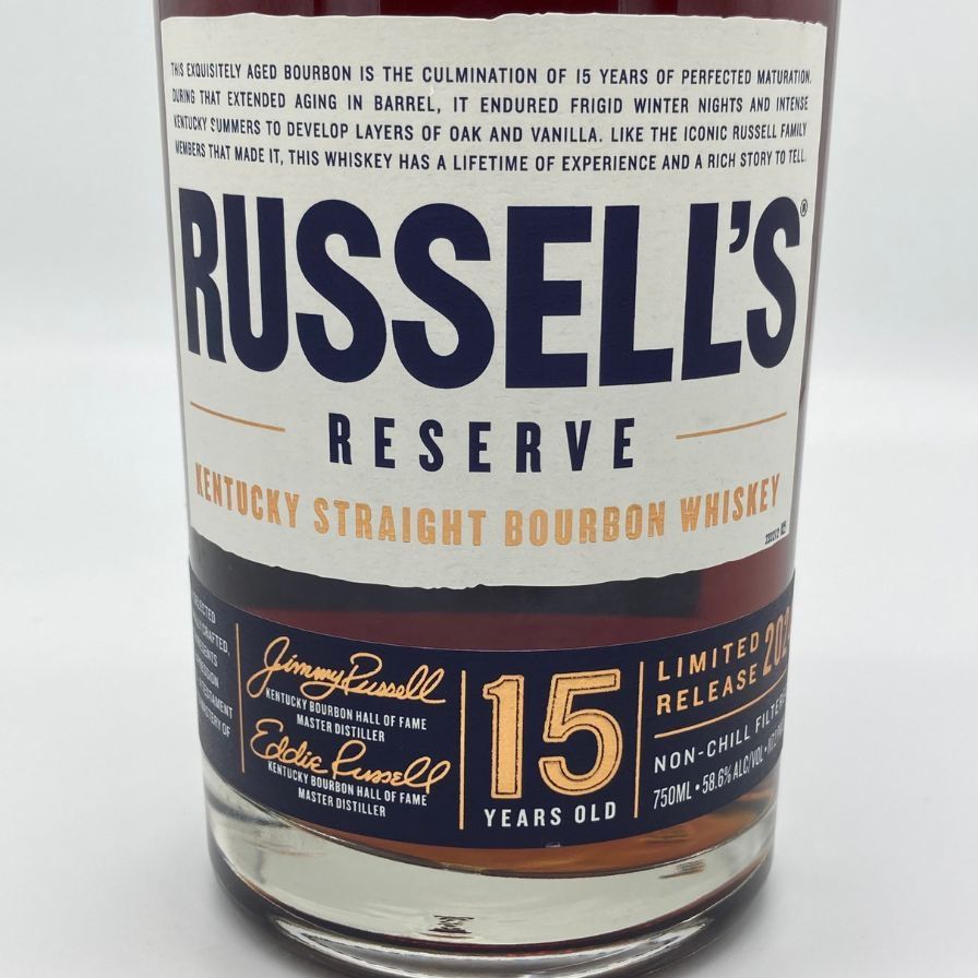 ラッセルズリザーブ 15年 2024 リミテッド 58% 750ml - メルカリ