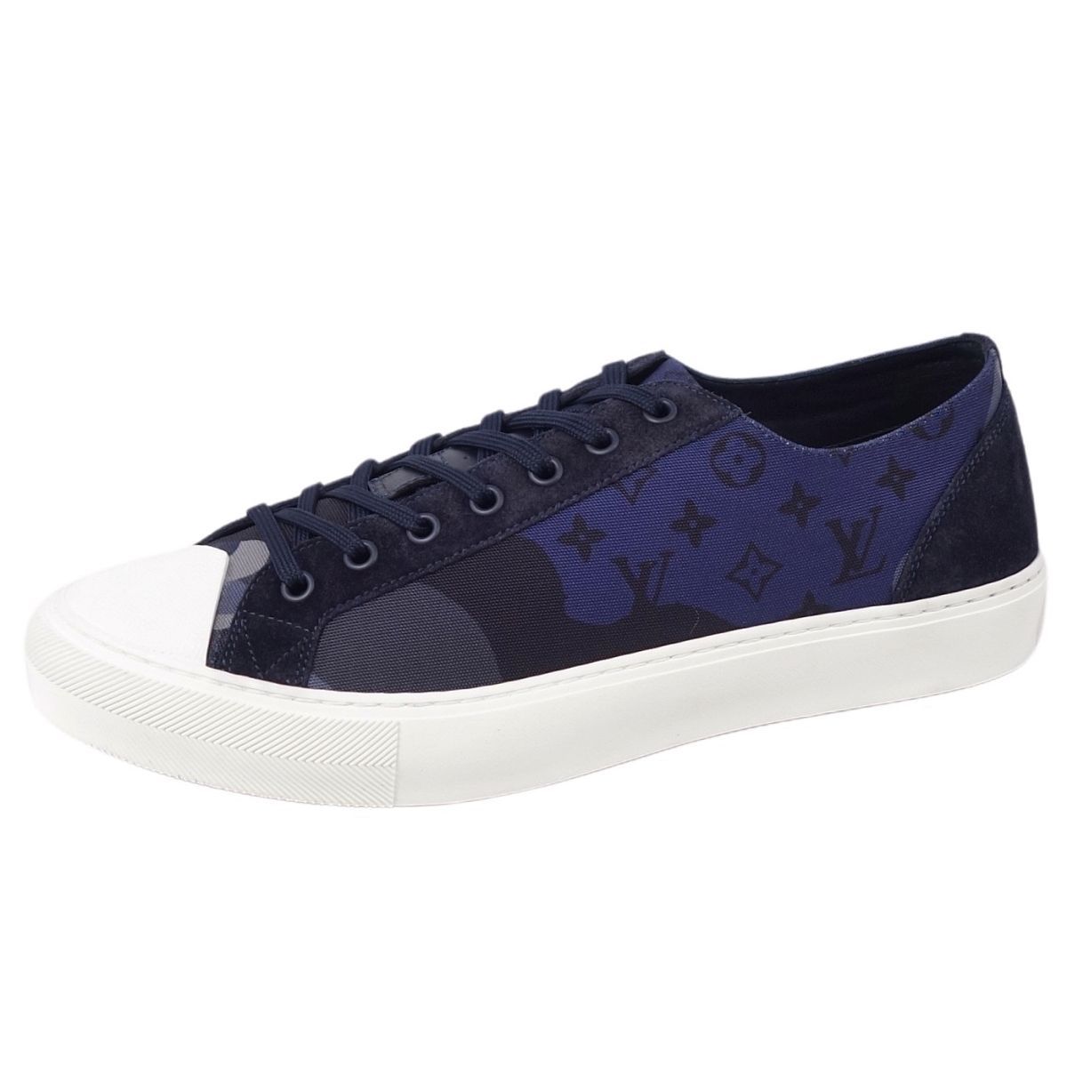 未使用 ルイヴィトン LOUIS VUITTON スニーカー ローカット レース