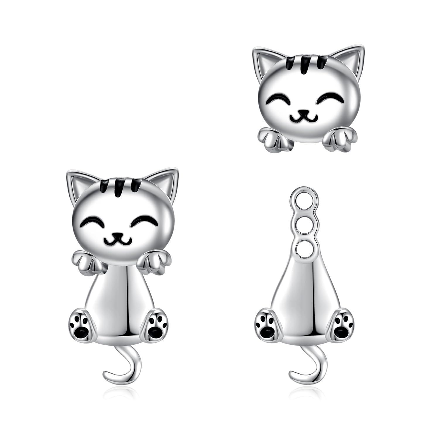 ☆モノトーン猫ちゃんピアス☆③