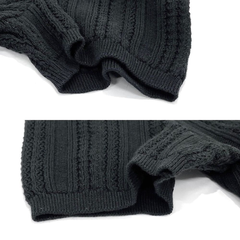 シャネル ニット レディース 半袖 リブ サマーニットトップス ココ  