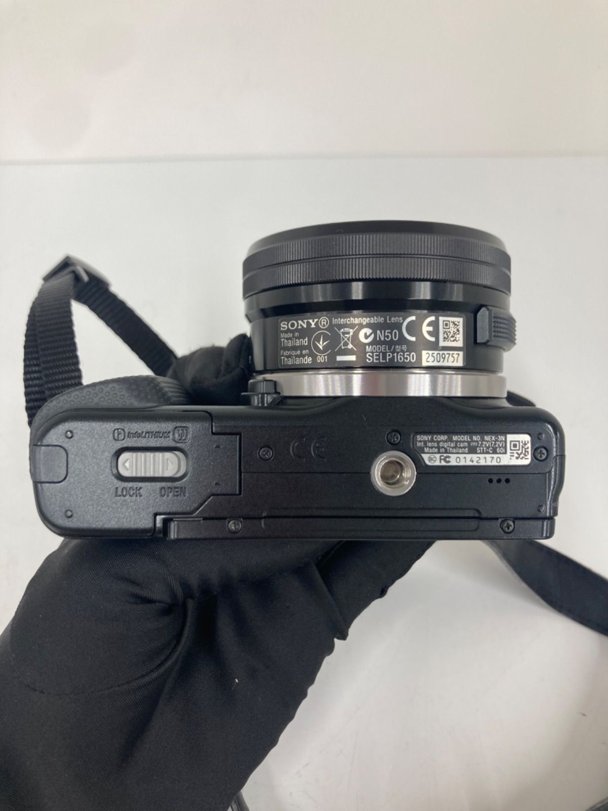 通電確認済み SONY NEX-3N デジタル一眼カメラ ブラック【カメラ