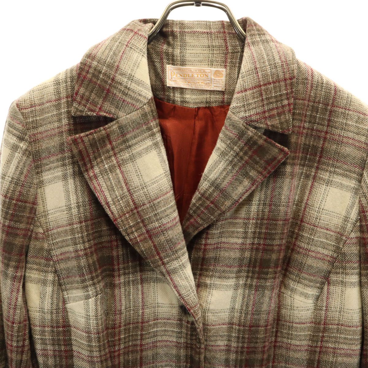 PENDLETON ペンドルトン 70s USA製 ウール ヴィンテージ チェック柄 