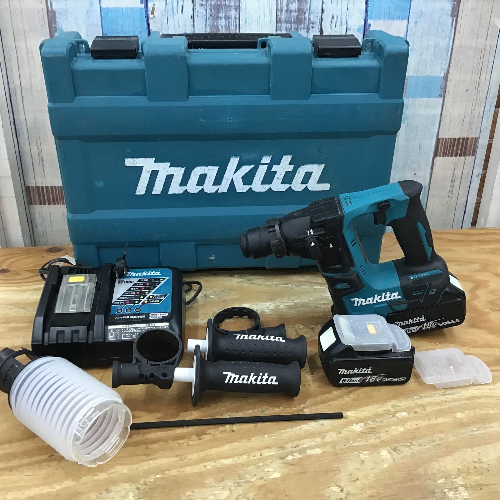 中古 マキタ makita マキタ 18V 3.0Ah 17mm 充電式ハンマドリル 中古 マキタ makita マキタ 18V 3.0Ah 17mm 充電式ハンマドリル