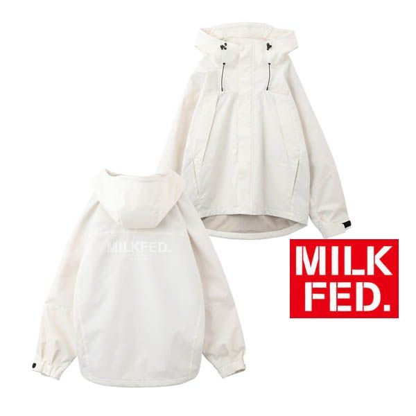 パーカー マウンテンパーカー アウター ミルクフェド MILKFED LOGO 