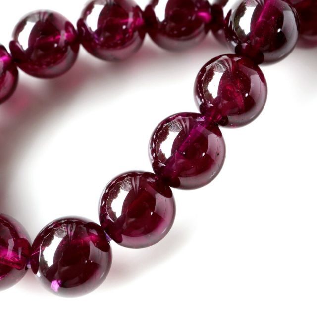 ロードライト ガーネット ブレスレット 7.5mm AAA スリランカ産 柘榴石