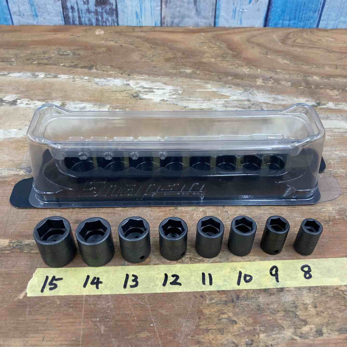 ▲スナップオン Snap-on 1|4sq インパクト シャローソケット 8pscセット 8-15mm 108IMTMM 柏店